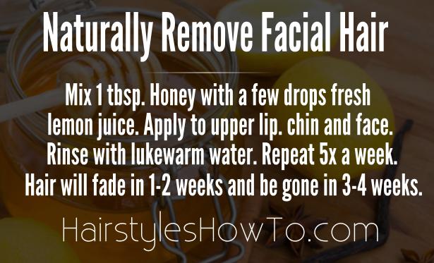 Naturally Remove Facial Hair