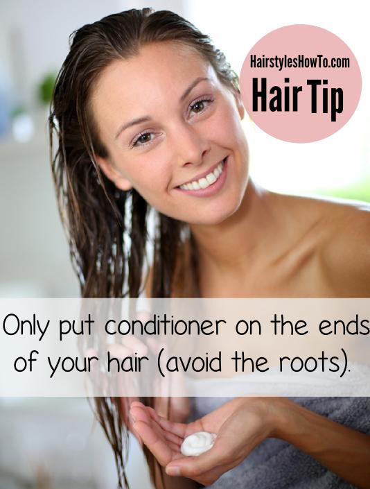 Only Condition the Ends of Your Hair