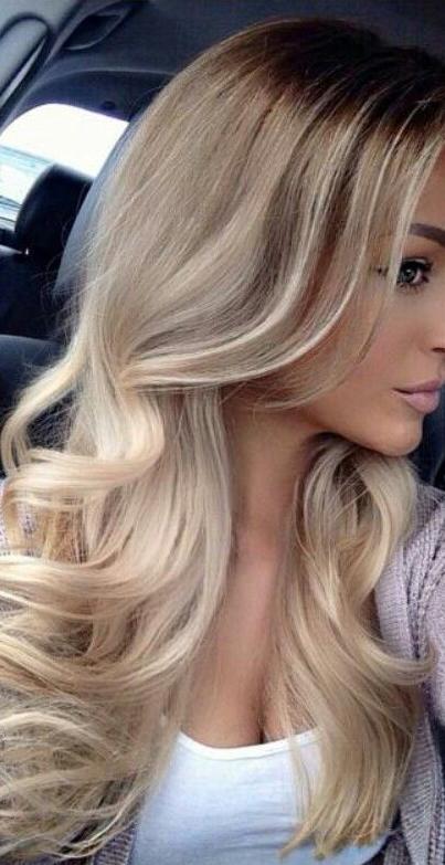 gorgeous blond ombre