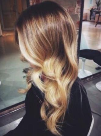 Blonde ombre style perfect fall hair
