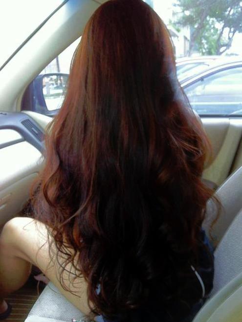 long loose beautiful brown hair