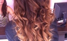 Messy Ombre Curls