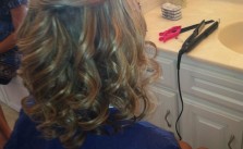 Half Up Curls