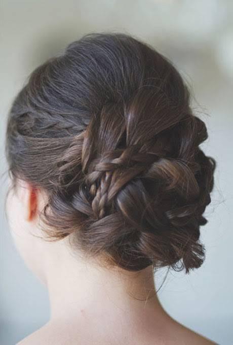 a romantic braided up-do