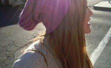 Blonde Hair & Beanie