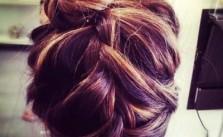 Upside Down Braided Bun