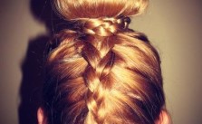 Braided Up & Twisted Around Bun
