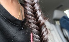 Showing Her Braid