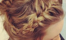 Braided Messy Updo Braided Messy Updo
