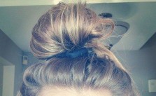 Messy Updo Style