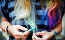 Chalking Your Hair