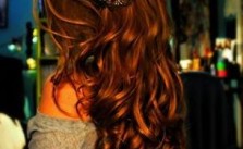 Red Curly Hair & Clip