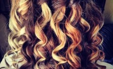Half Brown Half Blonde Curls