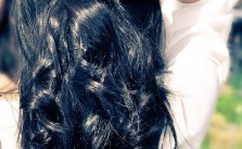 Dark Curls Half Up