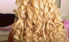 Blonde Ringlet Curls