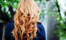 Messy Apricot Hair