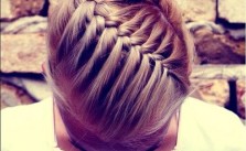 French Braid with Bun French Braid with Bun