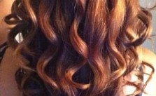 Curling Her Hair