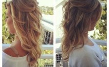 Half Up & Curls