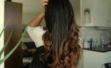 Dipped Ombre Curls