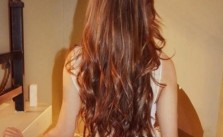 Loose Auburn Curls