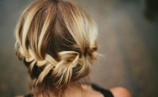 Messy Braided Updo