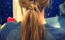 Braid into Ponytail