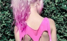Messy Pink Ponytail Messy Pink Ponytail