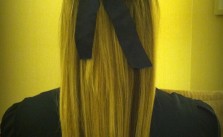 Dark Blonde With Bow