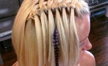 Waterfall Braid & Feather