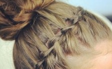Waterfall Twist Messy Bun