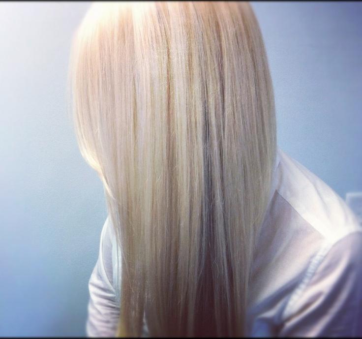Beige and icy blonde