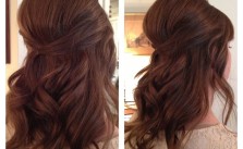 Half Up Bridesmaid Hair