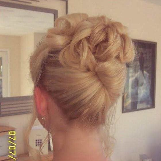 Soft Pleated Updo