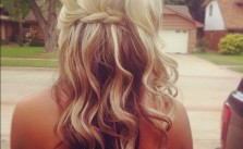 Curly Half Up Hair