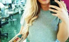 Brown Highlights Cut Bangs