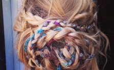 Boho Braided Updo