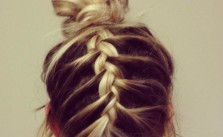 Upside Down Braid Bun