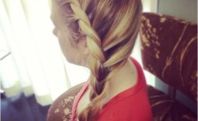 Blonde & Brown Braid Twist