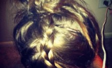 Back Braid & Messy Bun
