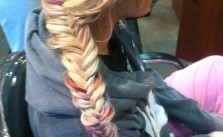 Braid with Chalked Streaks