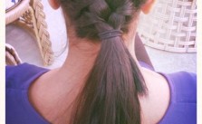 Braid Into Ponytail