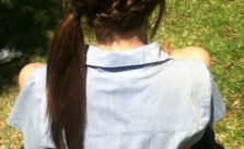 Braided Side Ponytail