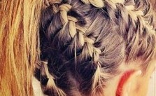 Braids & Messy Ponytail