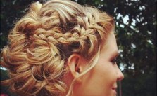 Braid & Pinned Bridal Hair