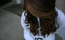 Brown Hair Long Bangs