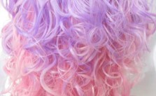 Curly Cotton Candy Hair