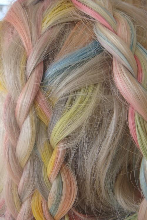 cotton candy braids