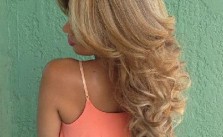 Curly Blonde Hair