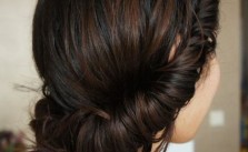 Easy Low Roll Updo